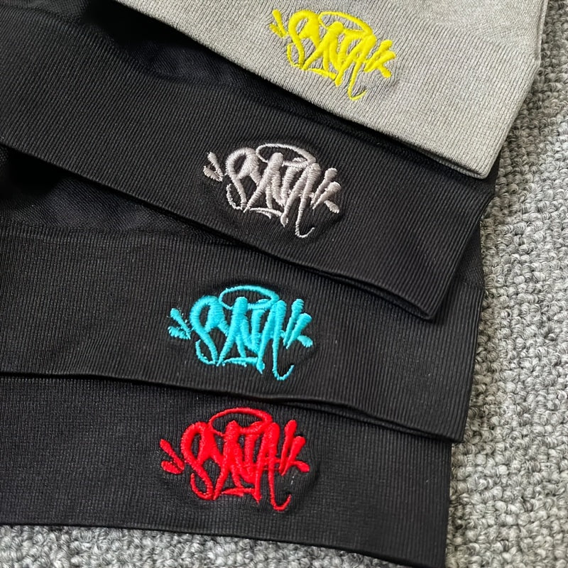 SYNA WORLD Men'S Adjustable Snapback Beanie Hat - Lightweight Stretchy with Snap Closure, Black/White/Gray/Blue/Red/Black/White/Gray/Blue/Red/Black/White/Gray/Blue/Red/Black, Outdoor Activities, Machine Washable, Casual Stree